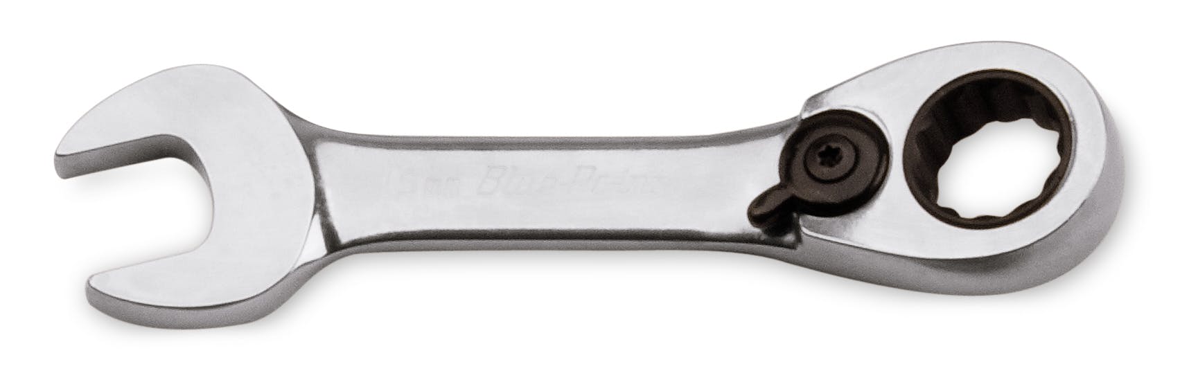 15 mm 12-Point Metric 15° Offset Short Ratcheting Combination Wrench (Blue-Point®) | BOERMS15 15 mm 12-Point Metric 15° Offset Short Ratcheting Combination Wrench (Blue-Point®) | BOERMS15